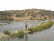 Rio Guadiana dividido